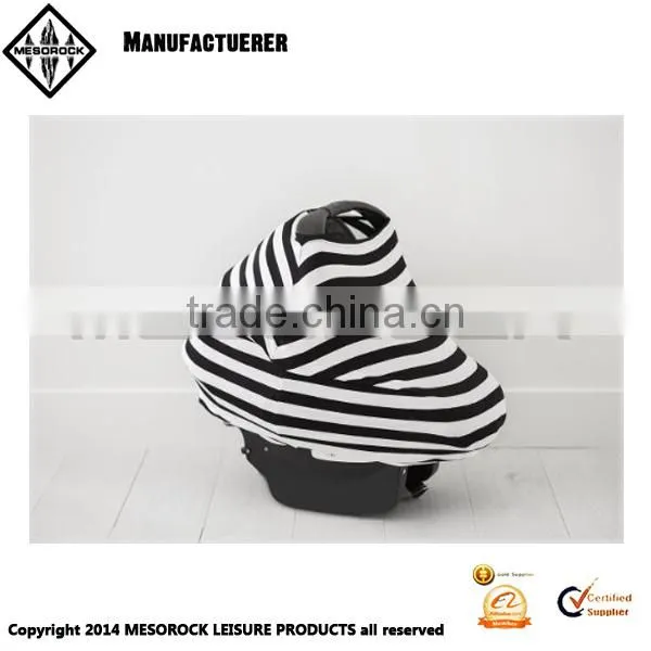 Multi-use Stretchy 3 in 1 Baby Car Seat Canopy Nursing Cover Baby Car Seat Cover photo-4