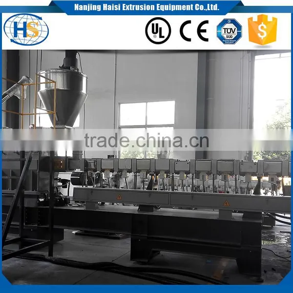 Small Stage Recycled Plastic Nylon Pelletizer Extruder Machine Line photo-6