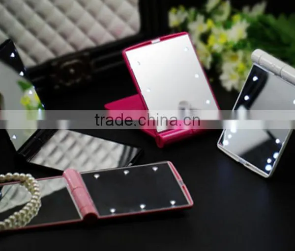Led Lighted Compact Travel Makeup Mirror photo-6