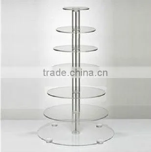 8-tire /7-tire Solid Metal Modern Cake Display Stand photo-2