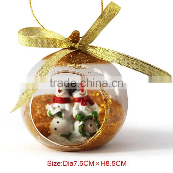 Clear Glass Material Christmas Decoration Ball photo-5