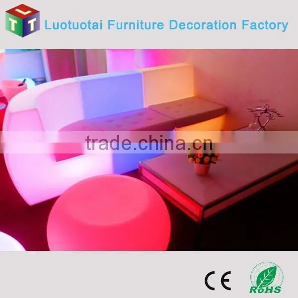 Manufacture--2015 New Corner Led Illuminated Sofa/cordless Led Light up Outdoor Furniture With Remote Control photo-4
