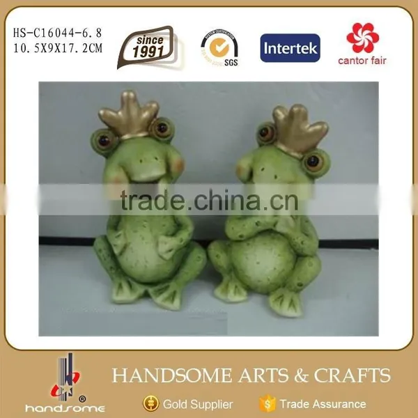 11.5 Inch Resin Home and Garden Decoration Animal Figurine Frog Statue Art Supply photo-4