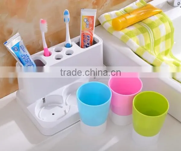 Good Quality Plastic Toothbrush Holder With Suction Cup photo-2