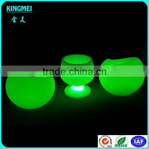 New Rechargeable Plastic Led Glowing Furniture Sofa With Lithium Battery & Rgb Lights