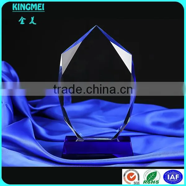 Wholesale Clear Blank Crystal Award Trophy Golden Star Glass Trophy photo-3