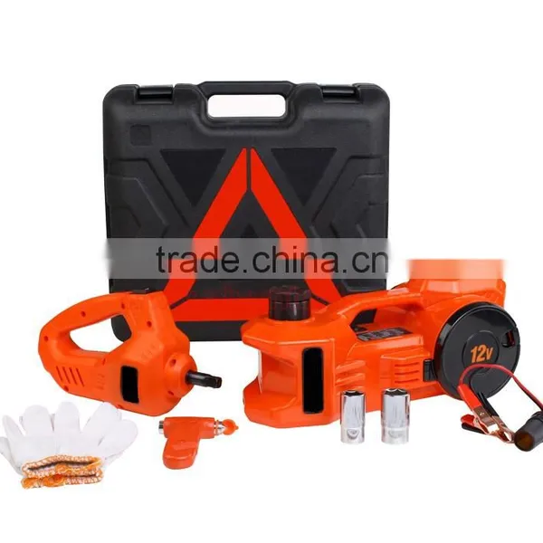 3 in 1 Whole Set Impact Wrench and Electric Hydraulic Car Jack Electric Jack 12V photo-3