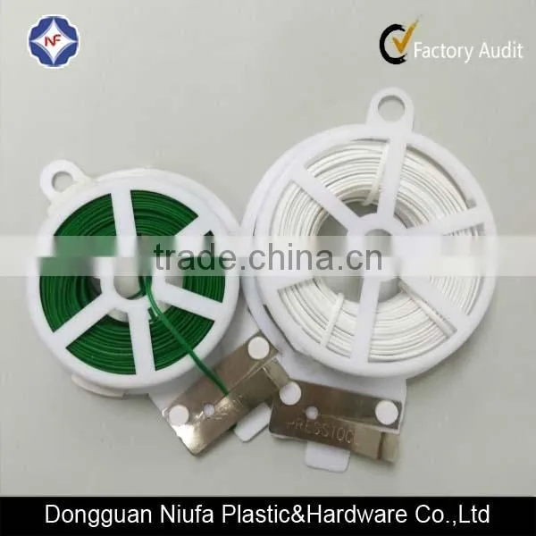 TOP QUALITY Green Plastic Garden Tree Ties Plastic Plant Ties photo-4