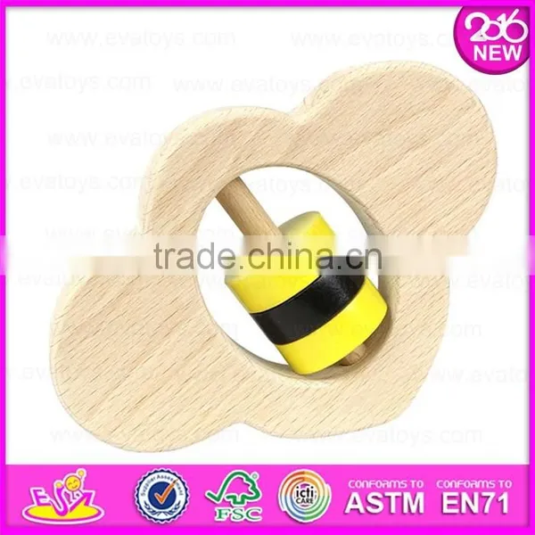 Best Sale Infant Chew Toys Natural Wooden Baby Teething for Sale W08K022-S photo-3