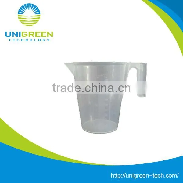 Tansparent pp measuring cup with handle