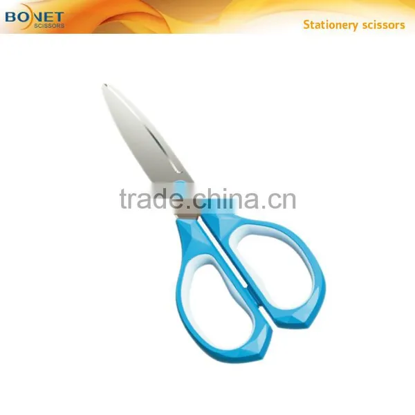 Imitate Diamond Design Arc Blade Stationery Scissors photo-6