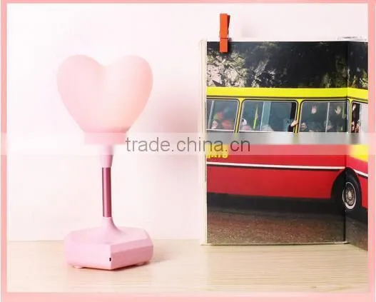 2017 New Rechargeable Usb 1500mah Romantic Love Heart Shape Led Night Light photo-4