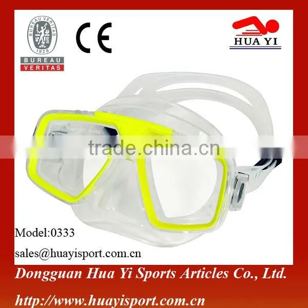 Oem Colorful Junior Size Custom Logo Printed Durable Diving Mask photo-2