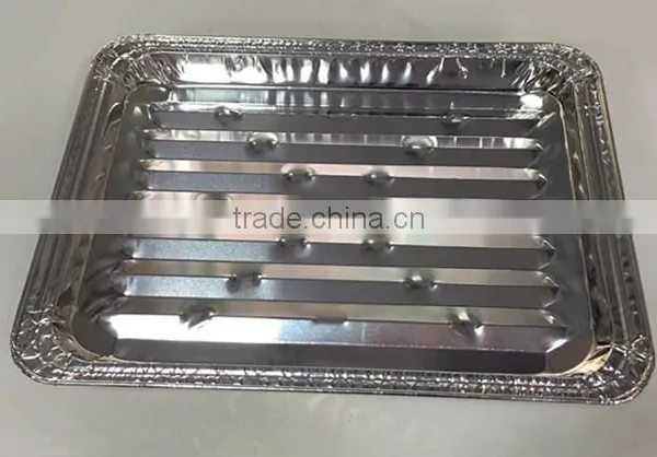 China Made Aluminum Disposable BBQ Tray,BBQ Serving Tray. photo-6