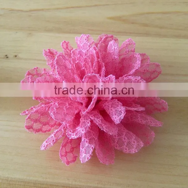 Fabric Flower Clip for Kids Hair Accessories for Baby Girl photo-6