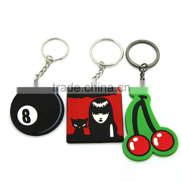 Factory Directly Sale 2016 Wholesale Cheap Lover Soft Pvc Keychain photo-3