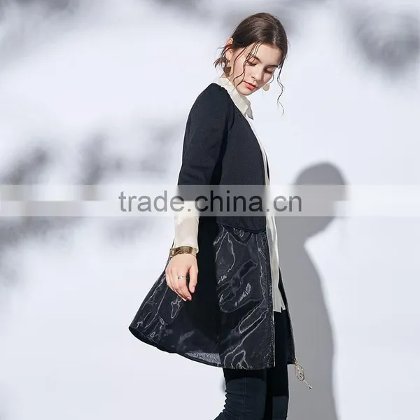 Maxnegio Wommen Coat Autumn 2017 Zipper Coat Fashion Coat photo-3
