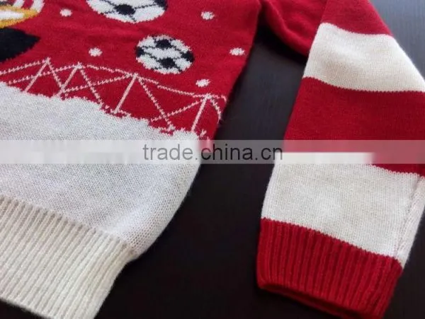 Christmas Sweater Wholesaler Kids Novelty Knitted Xmas Jumpers Sweater Top(KS0429) photo-6