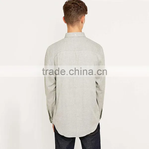 Wholesale 2016 New Style Casual Long Sleeve Linen Slim Fit Shirts for Men photo-2