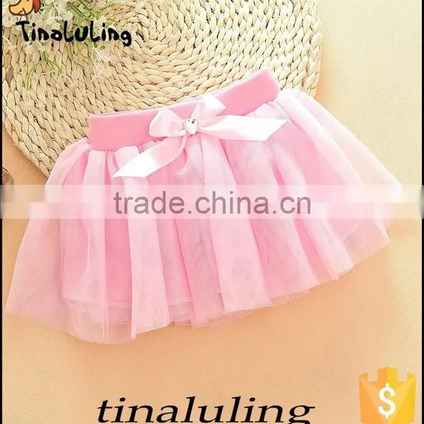 Wholesale Lilac Tutus Children Mini Skirts Tulle Pettiskirts for Girls photo-4