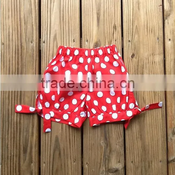 Wholesale Baby Summer Clothes Shorts Kids Girls Picture Cotton Pants Baby Soft Bubble Bloomers Children Polka Dot Short photo-2