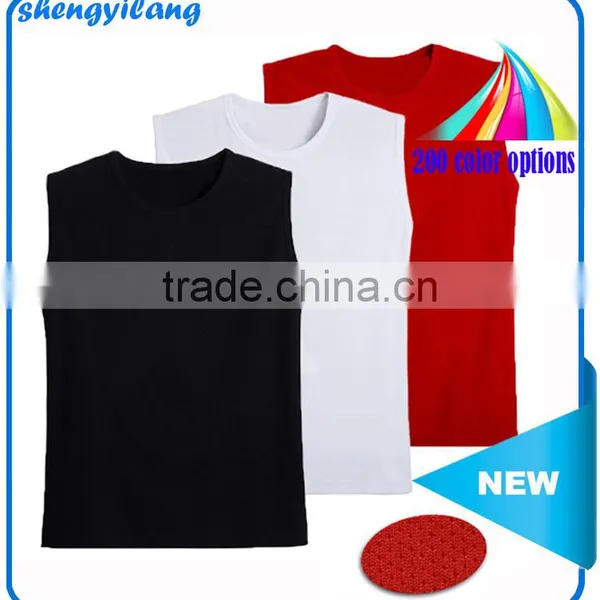 Custom Plain Dri-fit Sleeveless t Shirt for Trainning T13351