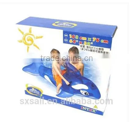 INTEX Transparent Blue Whale Children Mounts photo-3