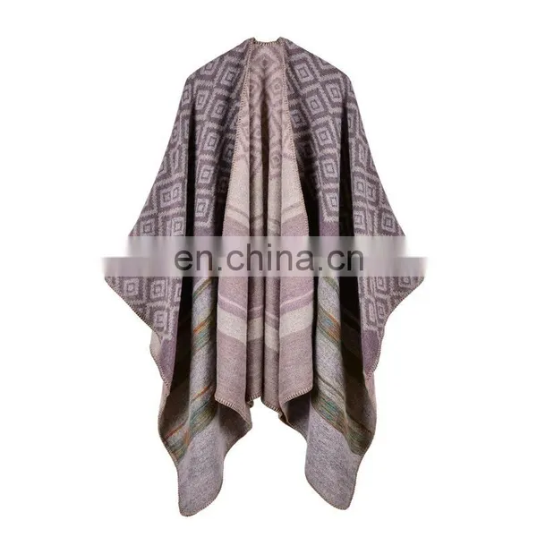 The New Color Shawl Worn Lady Traveling Cloak And Scarf photo-5