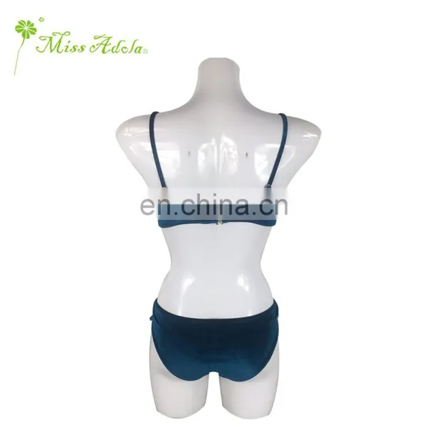 2017 Woman Hot Sale Velvet Swimwear One Piece photo-3