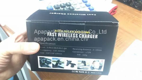 Metal Air Vent Car Holder With Wireless Fast Charger photo-4
