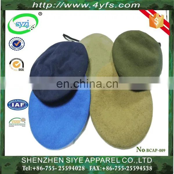 100% Wool Colorful Military Beret Army Beret Manufactures of Berets