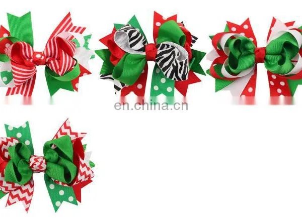 Dovetail Bowknot Hairpin Children Kids Christmas Ornaments Headdress Baby's Hair Accessories Holiday Gift Set photo-2