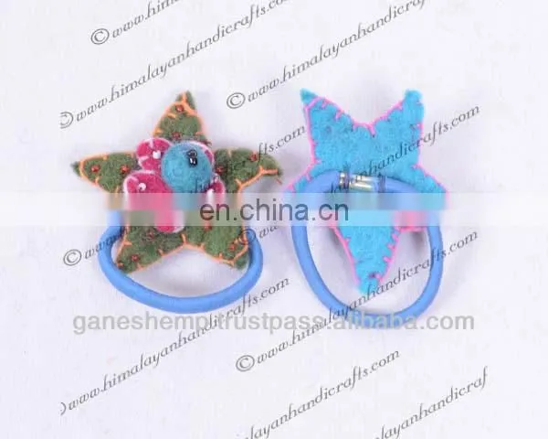 Felt Wool Scrunchy photo-2