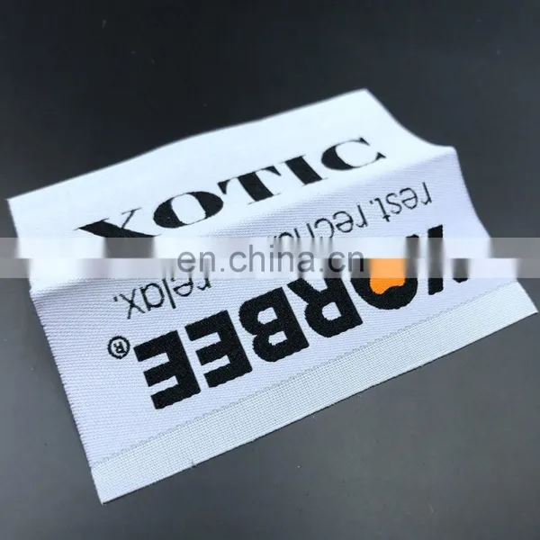 Mitre Fold Woven Label New Woven Label Printed Clothing Label photo-4