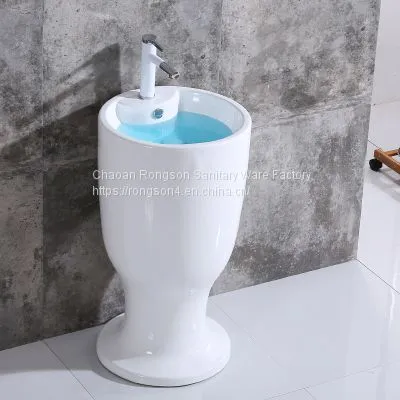 Ceramic Pedestal Wash Basin Sink Singapore