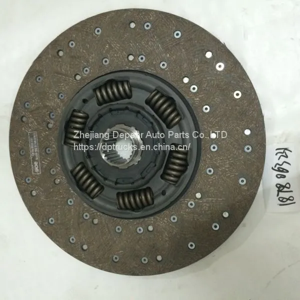 OEM 1878063231 1321258 1340192 1111148 Heavy Duty Tractor Clutch Disc Scania Truck Copper Clutch Friction Plate photo-2