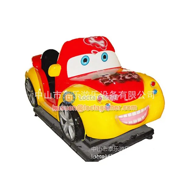 Zhongshan Amusement Cartoon Kiddie Rides Wig-wag Machine Joy Car Coin Operated photo-2