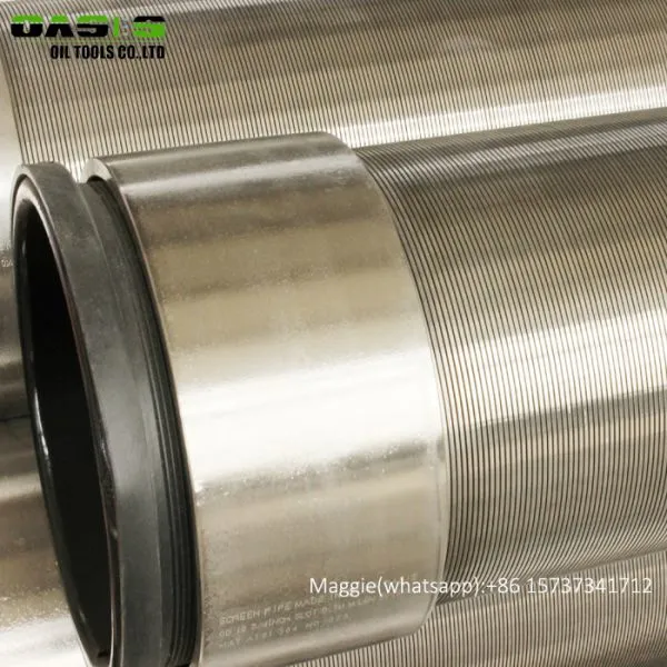 Stainless Steel Round Tube V Slot Filter Mesh Well Screens Pipes photo-3