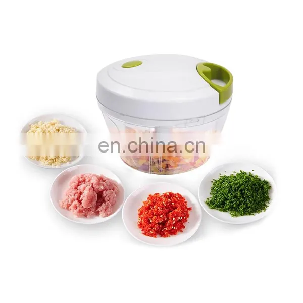 Food Chopper, Powerful & Convenient Hand Held Vegetable Chopper to Chop Fruits / Vegetables / Nuts / Herbs / Onions / Garlic photo-4