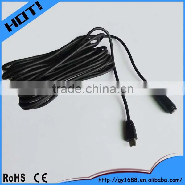 New Product PVC Jacket Usb to Aux Cable Female photo-2