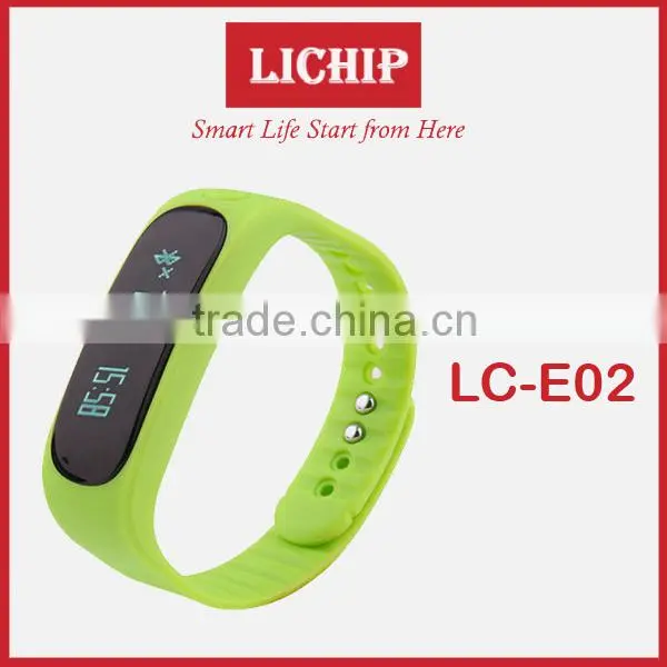 OLED Screen /call Remind/sleep Monitor/Calorie/pedometer/IP56 Waterproof/Time/Tempreture E02 Smart Bracelet photo-4