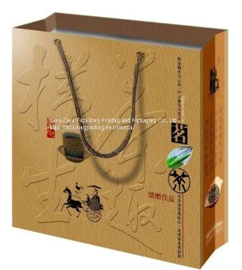 Hot Sale Paper Bag Beer Paper Bags With Your Own Logo Custom Logo Printed Paper Bags