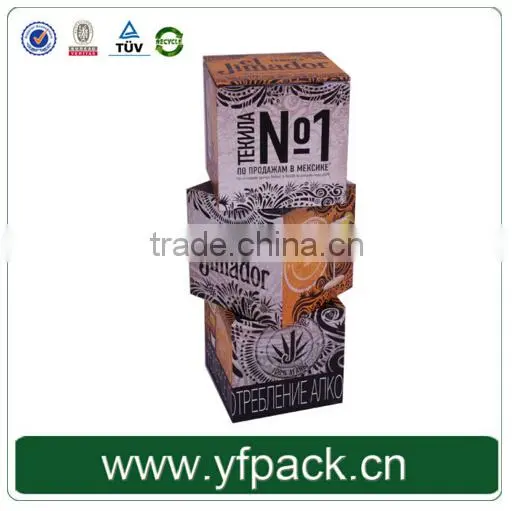 Cheap Tube Wine Kraft Paper Packaging Box photo-3