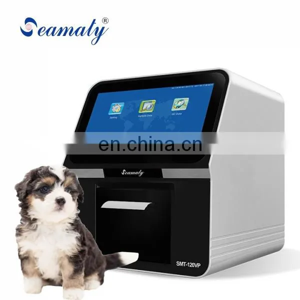 Seamaty Smt 120vp Clinical Analytical Instruments Vet Blood Analyzer Veterinary Biochemistry Analyzer photo-2
