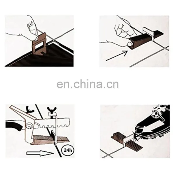 Tile Leveling System Clips Wedges Plier Tile Spacer Tile Crossers photo-4