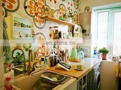 American Retro Bathroom Tile Non-slip Floor Tile photo-3