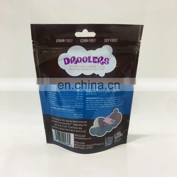 Colorful Stand Up Pouch And Window MOPP /PET/PE Food Grade Stock Packaging Bag For Pet Food photo-2