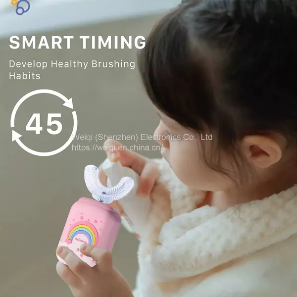 Electric Automatic Toothbrush U Type Kids Children Electronic Toothbrushes By Weiqi photo-3