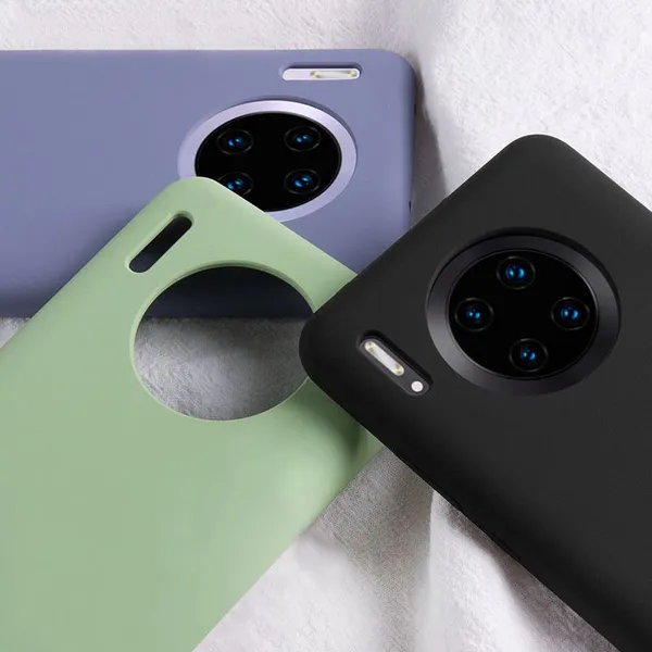 Mobile Phone Case Back Cover for Huawei Mate20/30/40ProCover Soft Silicone for Many Colors photo-5
