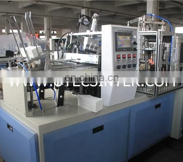 PS12S Double Layer Ripple Wave Wall Paper Glass Cup Making Forming Machine With Automatic Lubrication System photo-5
